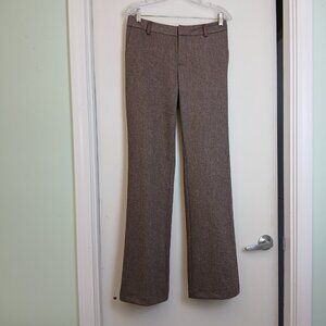 Kut from the Kloth Brown Flare Flat Front Dress / Business Casual Pants Sz 8